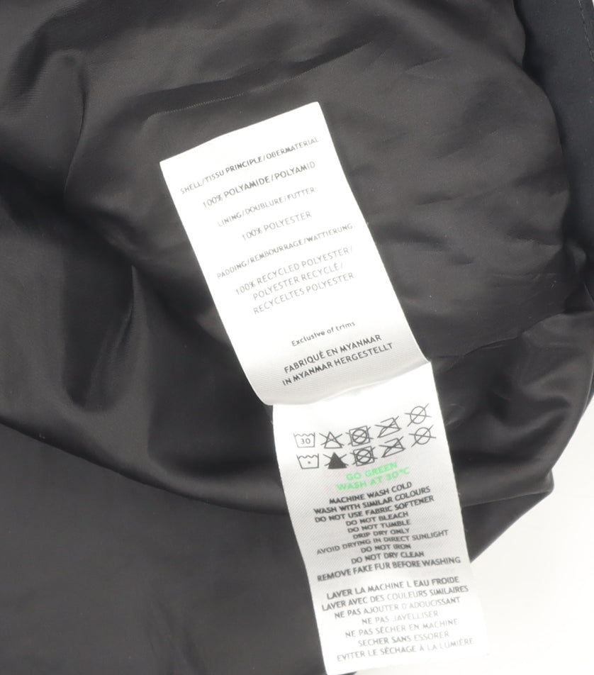 TOG24 Men's Black M Hooded Parka Jacket