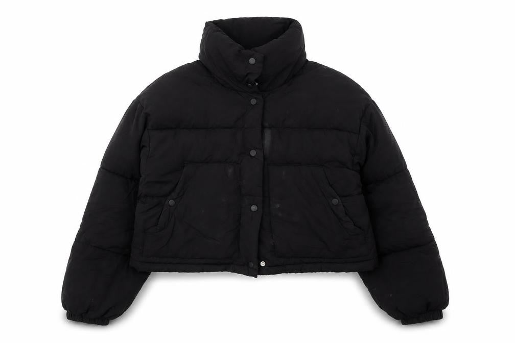 Pull&Bear Women's Black XS Puffer Jacket