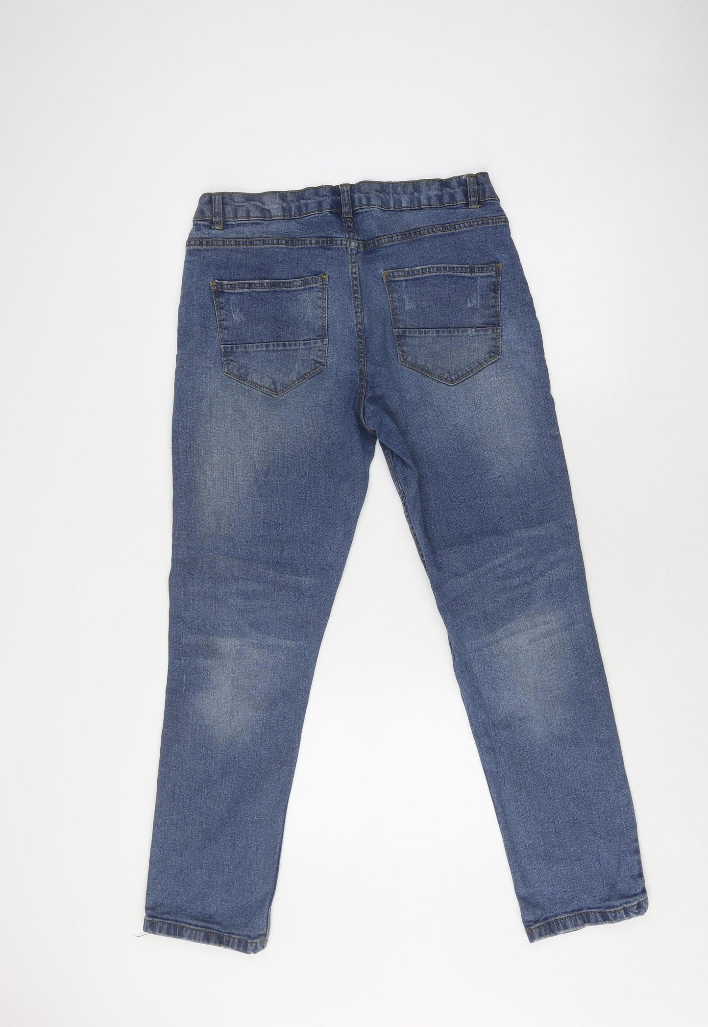 Denim 365 Women's Blue Straight Jeans - Size 32, Medium Wash