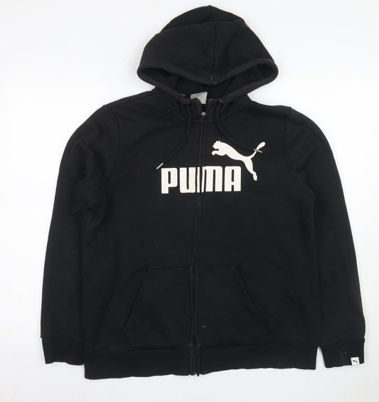 Puma Men's Black XL Full Zip Hoodie