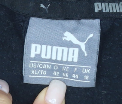 Puma Men's Black XL Full Zip Hoodie