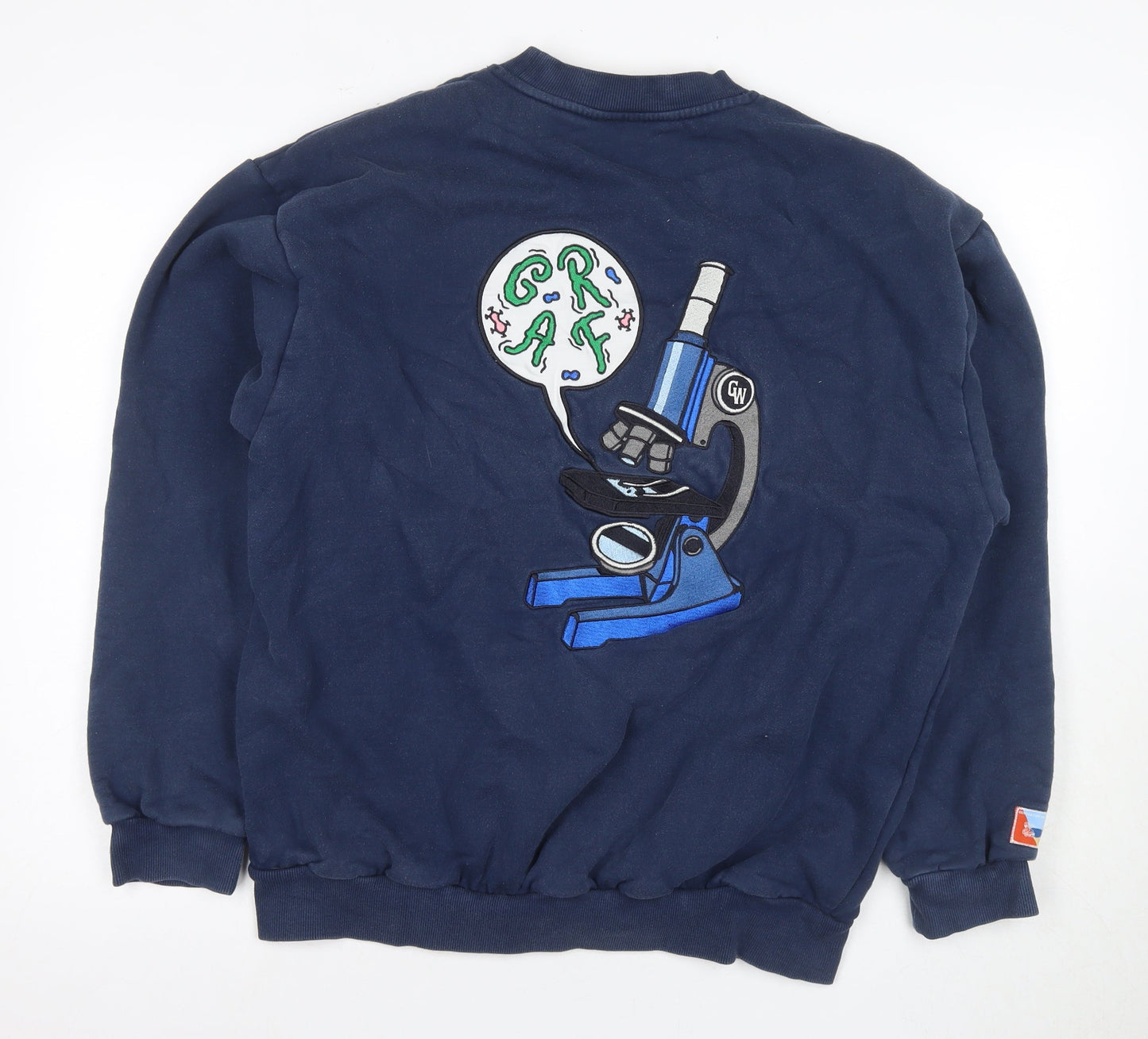 Graf & Wu Unisex Blue XL Pullover Sweatshirt