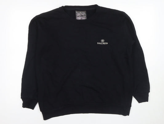Sacred Official Unisex Black Pullover Sweatshirt M