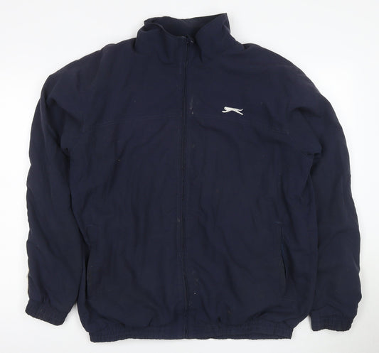 Slazenger Men's Blue Windbreaker Jacket L