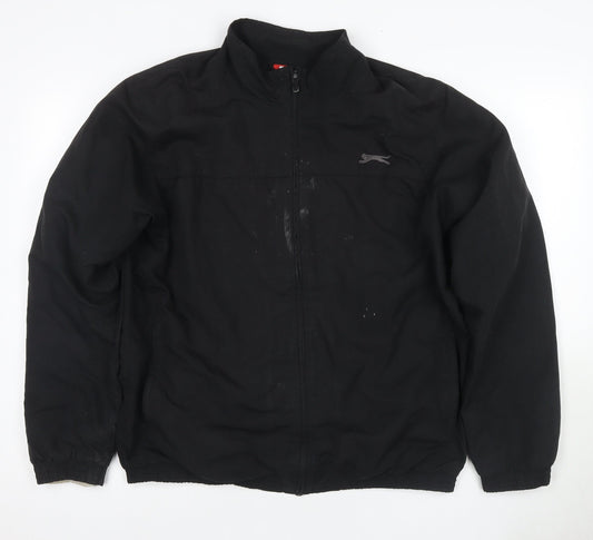 Slazenger Men's Black Bomber Jacket L - Casual Sportswear
