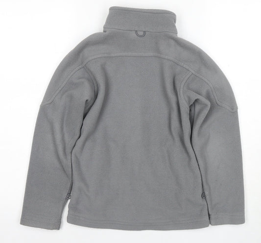 Trespass Boys Grey Fleece Basic Jacket 7-8 Years