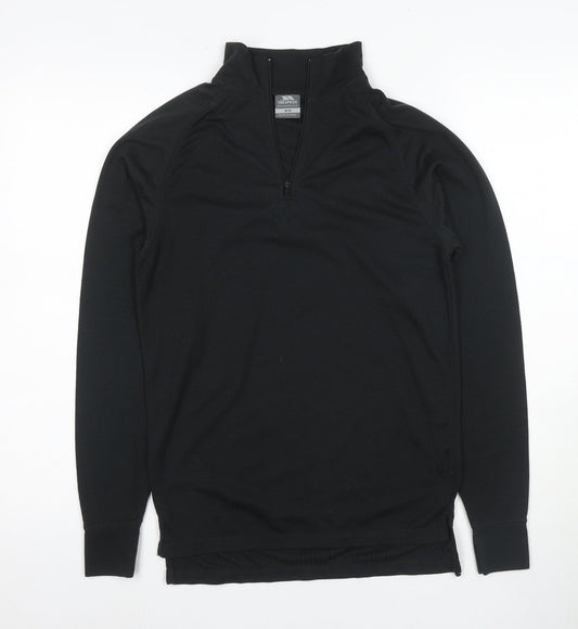 Trespass Unisex Adults Black XS High Neck Pullover