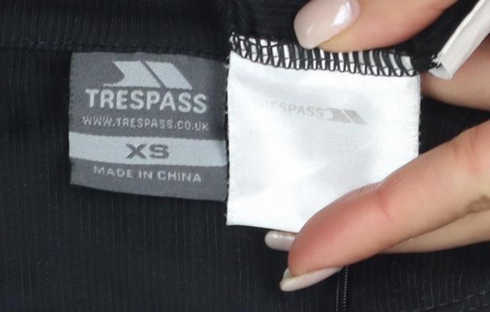 Trespass Unisex Adults Black XS High Neck Pullover