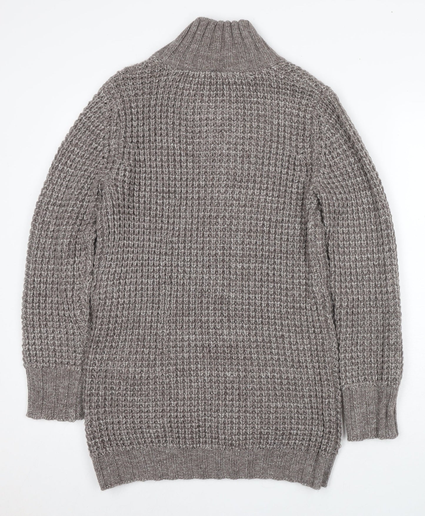 Selection by Monoprix Women's Grey Knit Cardigan Size 12