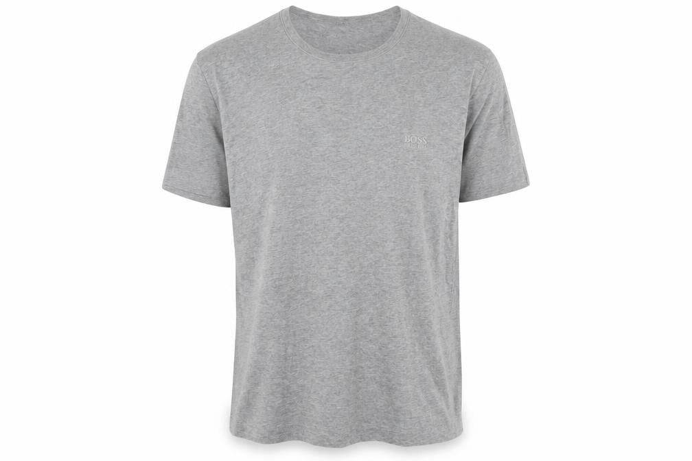 Mens UK Size S HUGO BOSS Grey  Cotton T-Shirt