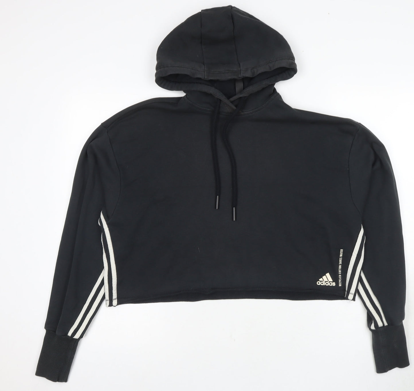 Adidas Women's Black Pullover Hoodie, Size S