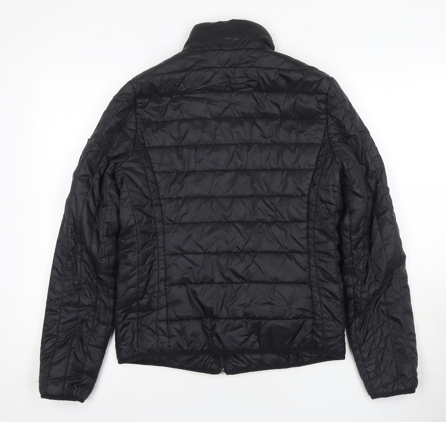 Calvin Klein Women's Black Puffer Jacket - M, Casual Style