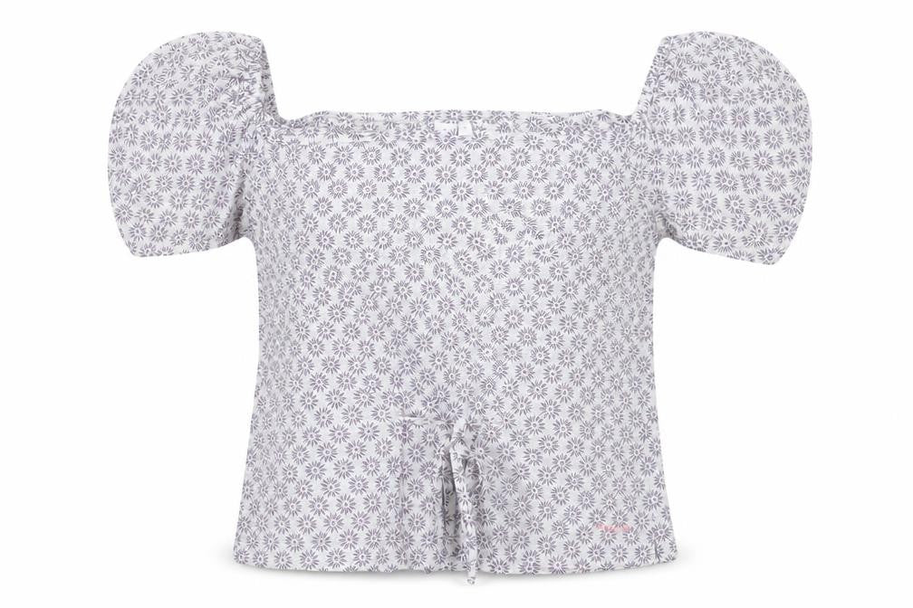 Womens UK Size S Firetrap White Cotton Blouse
