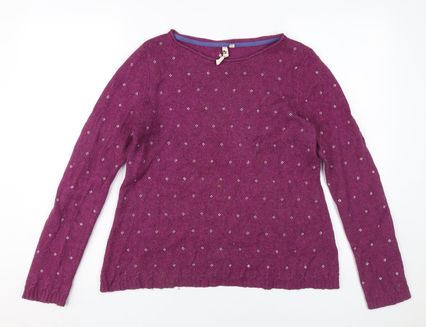 White Stuff Women's Purple Pullover Size 10