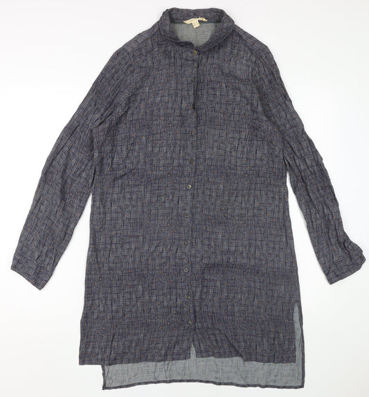 White Stuff Women's Grey Shirt Dress Size 12