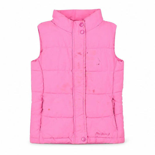 Peter Storm Girls Pink Quilted Bodywarmer 7-8 Years