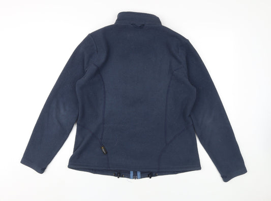 Jack Wolfskin Women's Blue Fleece Jacket Size 14