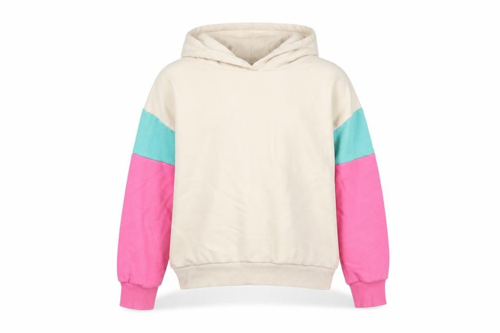 Outfitters Girls Beige Multicoloured Hoodie 9-10 Years Pullover