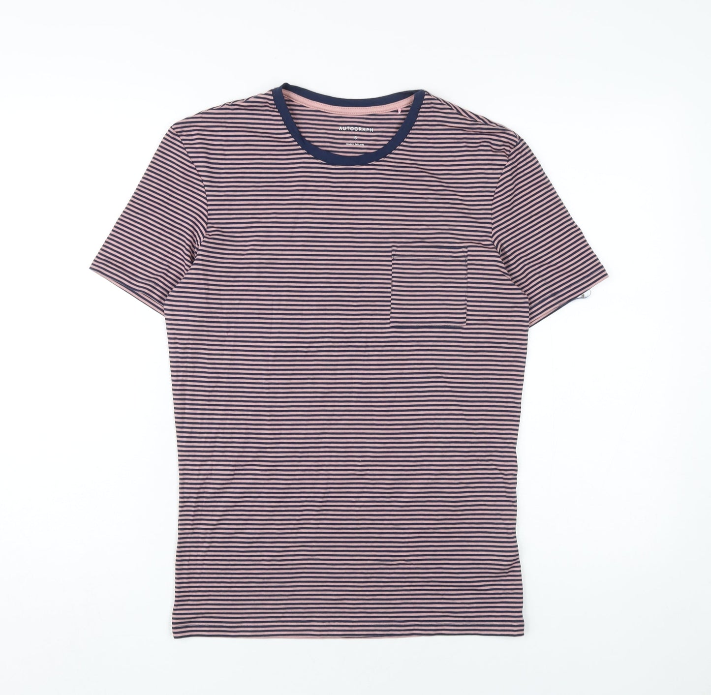 Autograph Unisex Multicoloured Stripe T-Shirt S