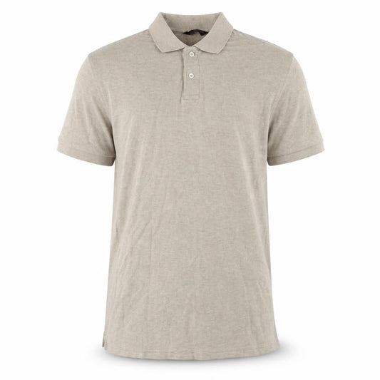 Marks and Spencer Men's Beige Polo Shirt Medium