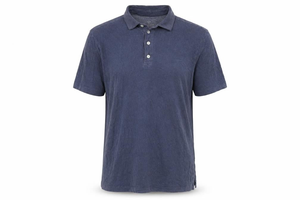 Howick Men's Blue Medium Athletic Fit Polo Shirt
