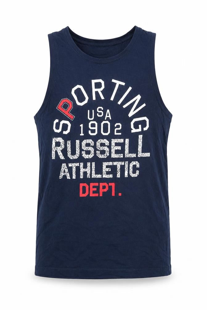 Russell Athletic Boys Blue Tank Top, 14-15 Years, Sports Style