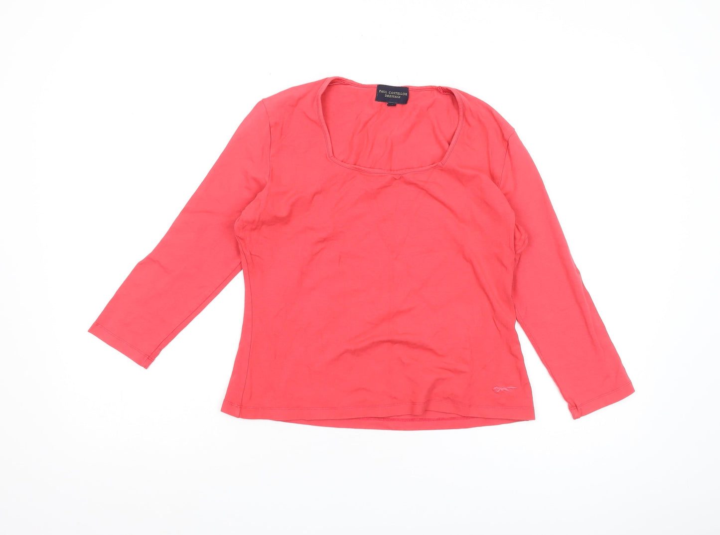 Paul Costelloe Dressage Women's Red Top Size 4 Cotton