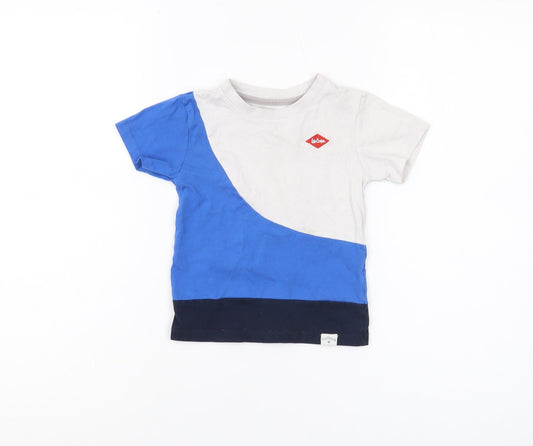 Lee Cooper Boys' Colourblock T-Shirt, Size 2-3 Years, Cotton