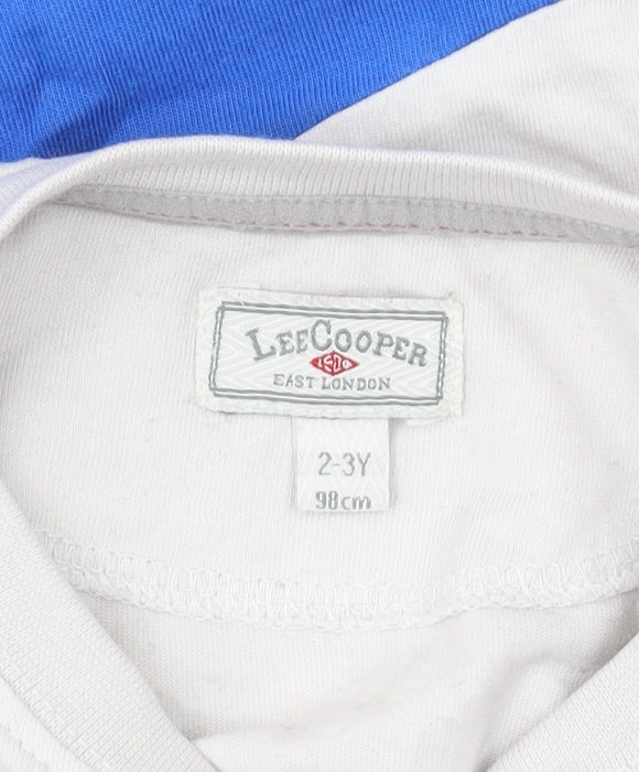 Lee Cooper Boys' Colourblock T-Shirt, Size 2-3 Years, Cotton