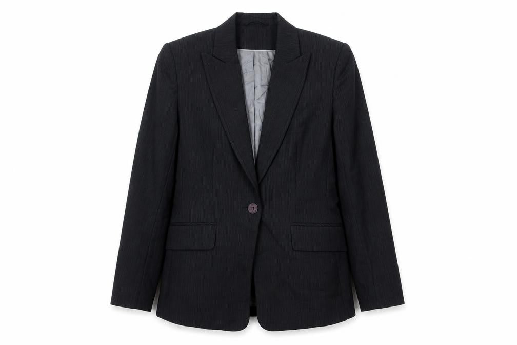 Next Women's Black Pinstripe Suit Jacket Size 10
