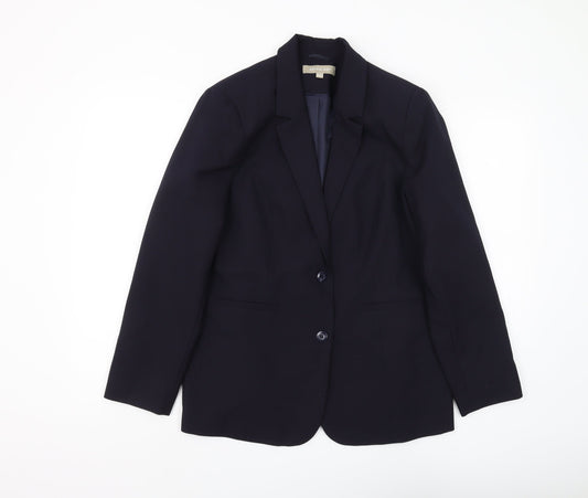 Anthology Women's Black Blazer Size 14 Business Classic