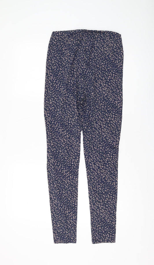 Fat Face Women's Blue Animal Print Jeggings M