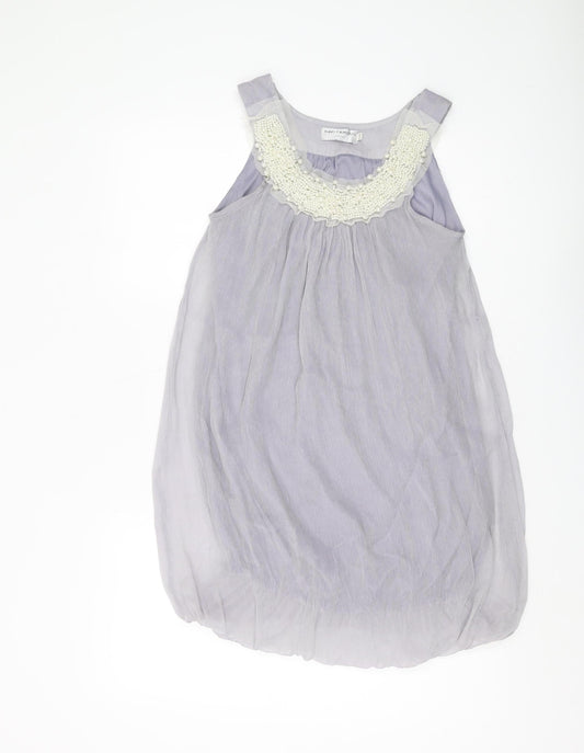 Ravi Famous Women’s Purple Beaded Sleeveless Blouse