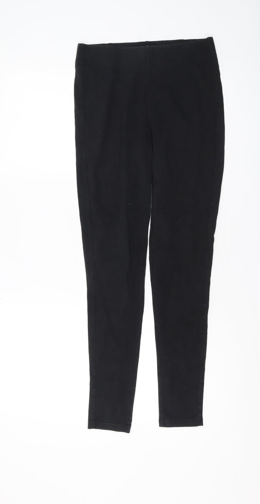 Joules Women's Black Cotton Leggings Size 8