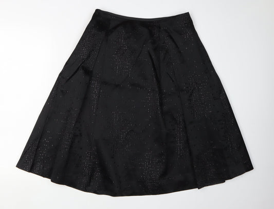 Laura Ashley Women's Black A-Line Skirt, Size 12