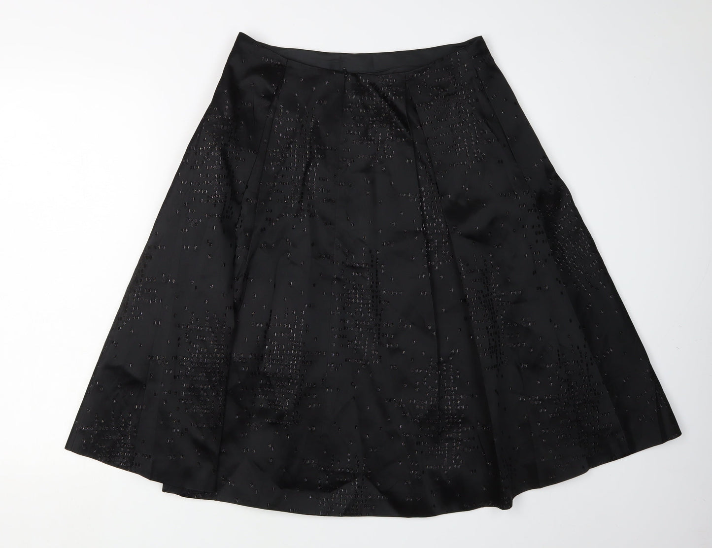 Laura Ashley Women's Black A-Line Skirt, Size 12