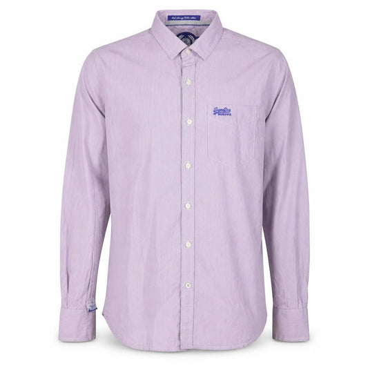 Superdry Men's Purple Button-Up Shirt, Small