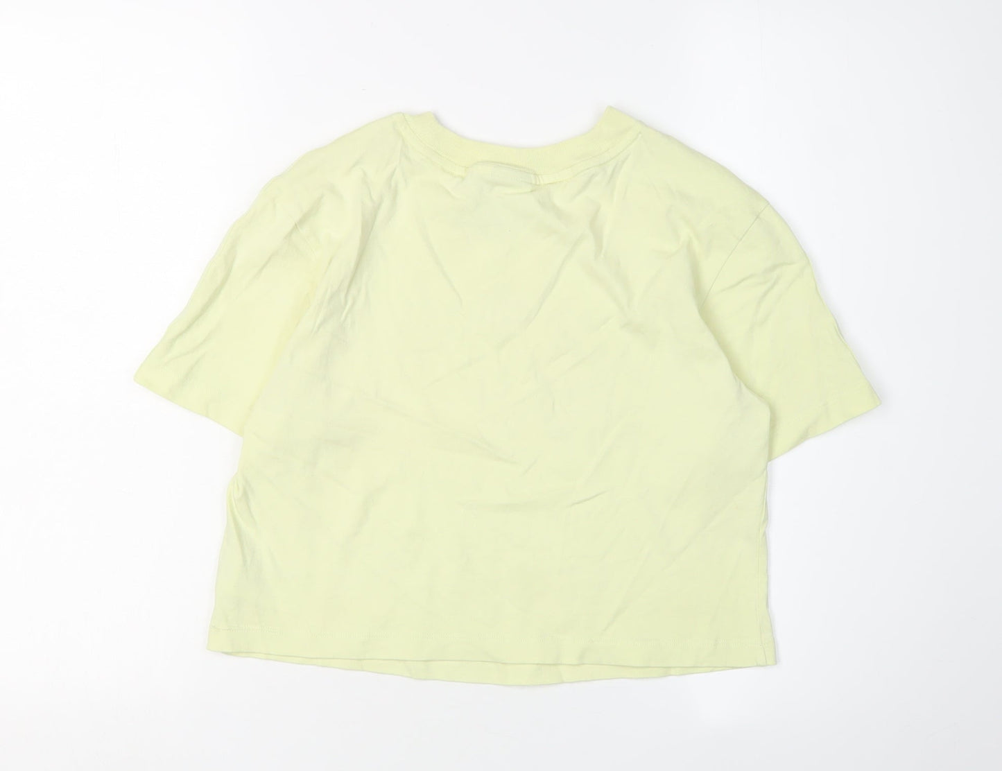 Adidas Unisex Green T-Shirt, Size 12, Basic Style