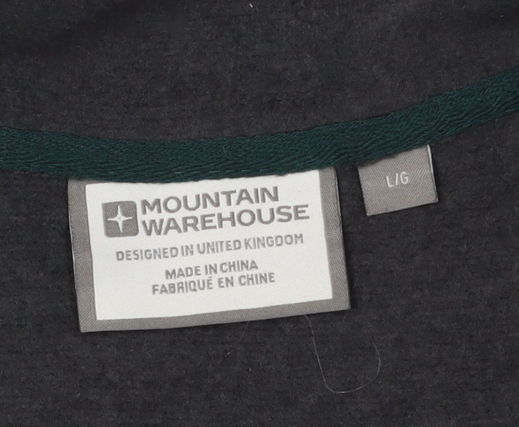 Mountain Warehouse Men's Green 1/4 Zip Sweatshirt L
