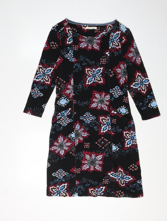 White Stuff Women's Multicoloured Floral Jersey Dress
