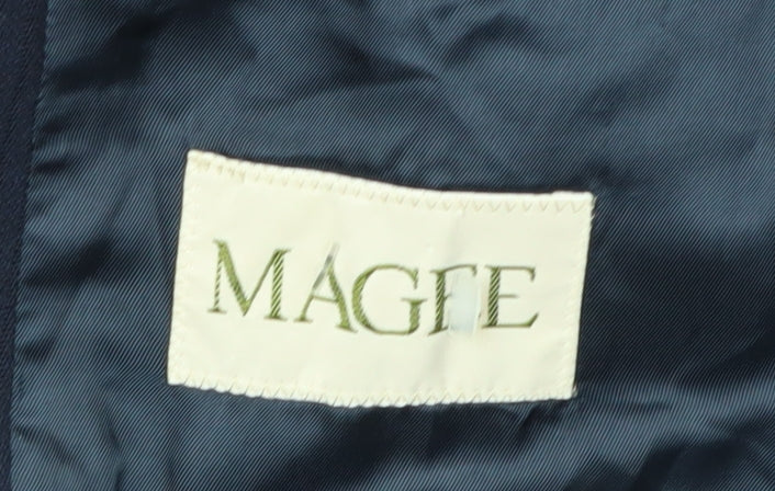 Magee Men's Blue Blazer 44S in Classic Fit