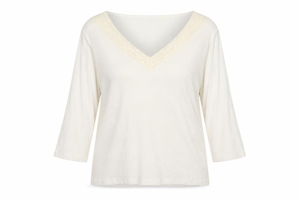 Womens UK Size 12 ALEX & CO for Alexon Ivory Viscose Blend Blouse