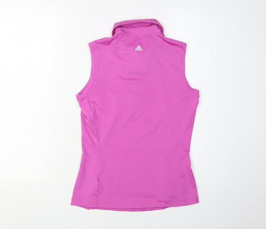 Adidas Women's Pink XS Polo Top for Golf