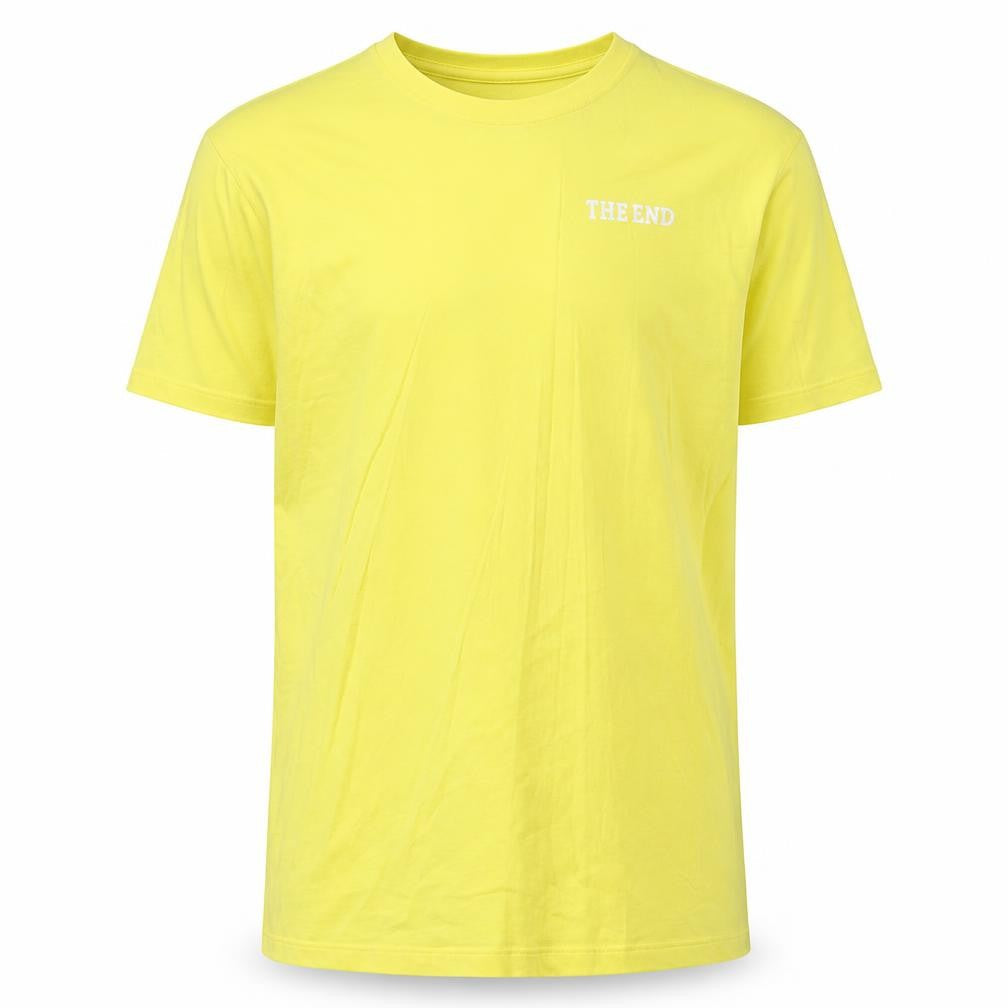 Mens UK Size XL JACK & JONES Yellow  Cotton T-Shirt