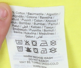 Jack & Jones Men's Yellow XL Crew Neck T-Shirt