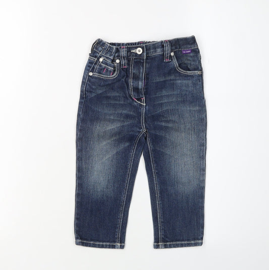 Ted Baker Girls Blue Jeans 18 Months Casual Denim