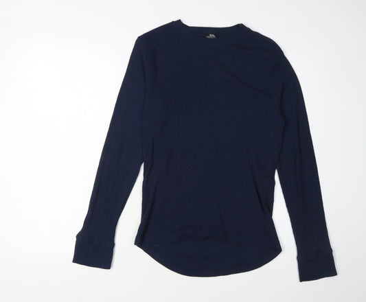 Trespass Men's Blue Crew Neck Pullover Top Small