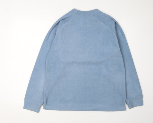 Peter Storm Women's Blue Fleece Pullover Sweatshirt, Size 14
