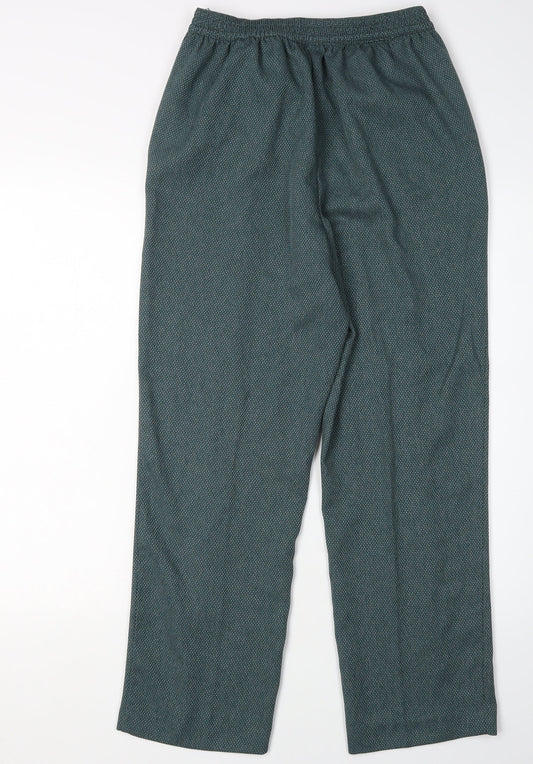 Honor Millburn Women's Green Straight Trousers Size 12