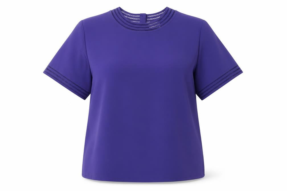 Womens UK Size 16 Alexon Purple Polyester Blouse